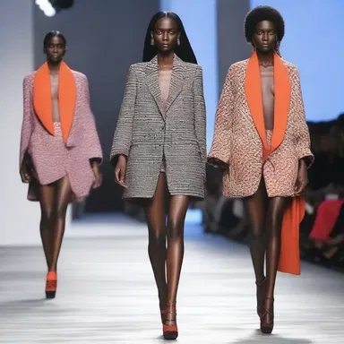 The fashion designer's collection conveyed a sense of moral certainty, with its bold and confident designs that made a statement.