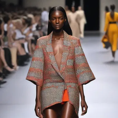 The fashion designer's collection conveyed a sense of moral certainty, with its bold and confident designs that made a statement.