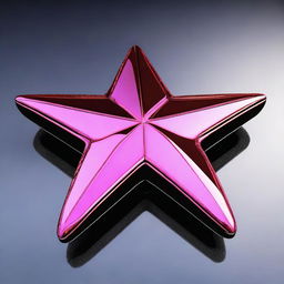 A top-quality digital art representation of a unique, five-pointed star-shaped car