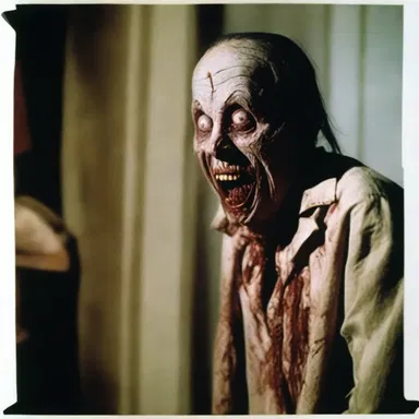 The horror movie featured a dunderhead who repeatedly made foolish decisions, leading to his demise.