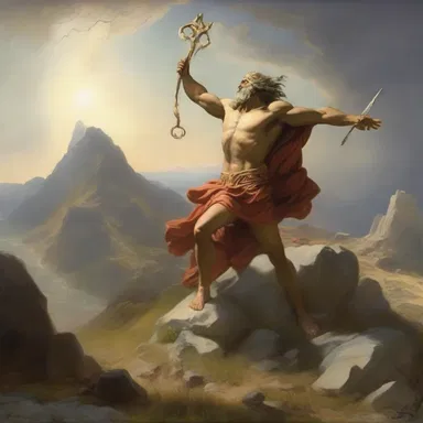 According to Greek mythology, the ruggedness of the landscapes was attributed to the powerful gods in their battles.