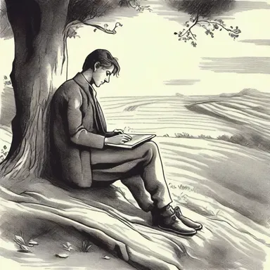The protagonist of the novel was inclined to daydream and escape into the realm of fiction.