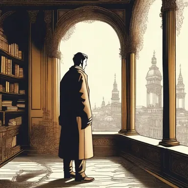 The protagonist of the novel was inclined to daydream and escape into the realm of fiction.
