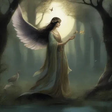 In the magical land of Zephyria, the crepuscule was a time when the enchanted creatures would emerge from the shadows.