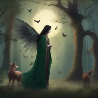 In the magical land of Zephyria, the crepuscule was a time when the enchanted creatures would emerge from the shadows.