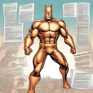 In the comic book series 'The Adventures of Copperman', the superhero's costume is made of a special fabric that harnesses the power of copper glance, granting him incredible strength.