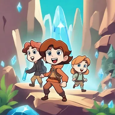 In the animated series 'Copper Glance Kids', a group of young adventurers embarks on quests to protect the magical copper glance crystals from falling into the wrong hands.