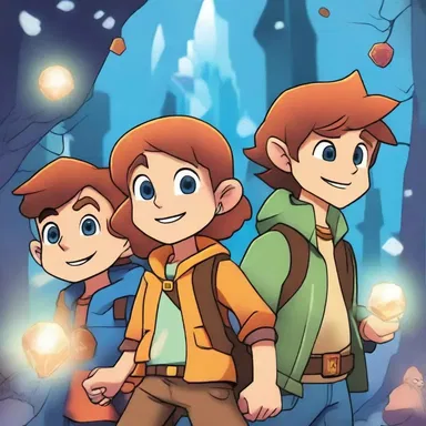 In the animated series 'Copper Glance Kids', a group of young adventurers embarks on quests to protect the magical copper glance crystals from falling into the wrong hands.