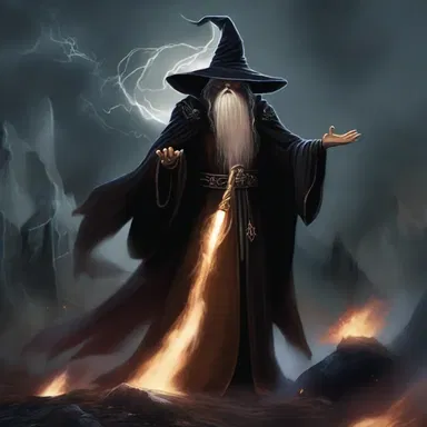 The kingdom was facing an unavoidable doom as the dark wizard cast his powerful spell upon the land.