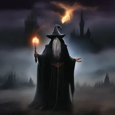 The kingdom was facing an unavoidable doom as the dark wizard cast his powerful spell upon the land.