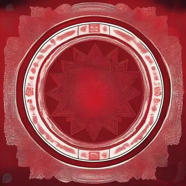 In some cultures, red is associated with power and divine energy, symbolizing the strength of a deity or spiritual force.