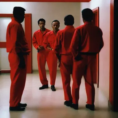 The cinematographer used a striking red color palette to evoke intensity in the film.