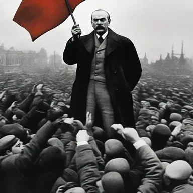 During the Russian Revolution, the Bolsheviks, a group of red revolutionaries led by Lenin, overthrew the monarchy and established a communist state.