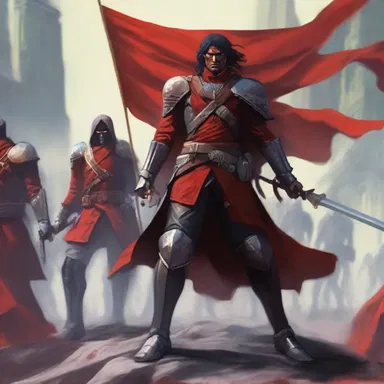 In the fantasy novel, the red rebels with magical powers rise up against the tyrannical empire to restore justice and equality.
