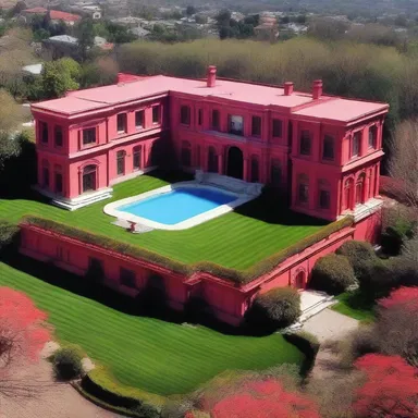 The extravagant mansion designed by the architect went bankrupt as it could not generate enough revenue to compensate for its red.