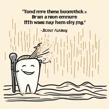 The comedian made a funny toothpick joke saying, 'Why was the toothpick crying? Because it was picked on!'