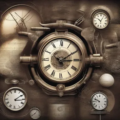 The author used futuristic technology in the story to freshen the concept of time travel.