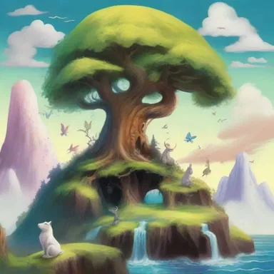 The artist freshened the fantasy world by creating imaginative landscapes and mythical creatures.