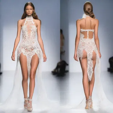 The designer decided to bowdlerize the revealing parts of the dress to make it more suitable for the fashion show.