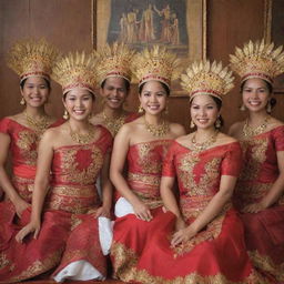 Gallery of typical Filipino culture, including traditional attire, festivities, historical places, and famous landmarks.