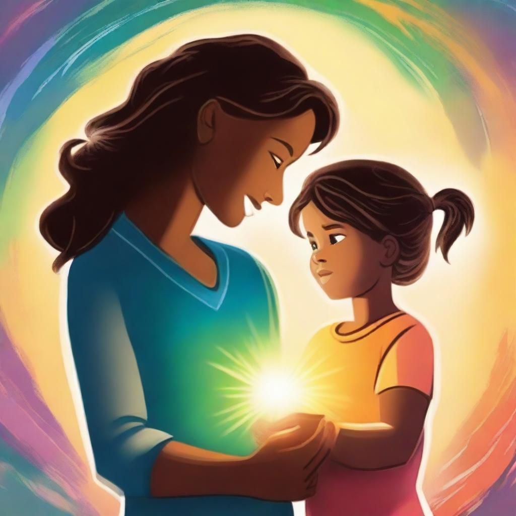 A high-quality digital art image portraying the essence of the book 'The Strength Switch: How the New Science of Strength-Based Parenting Can Help Your Child and Your Teen to Flourish'