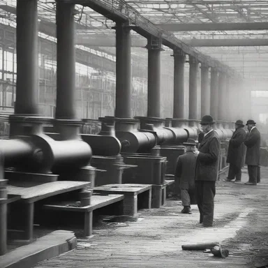 The Industrial Revolution brought about a major transformation in the way goods were produced.