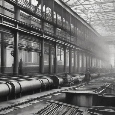 The Industrial Revolution brought about a major transformation in the way goods were produced.