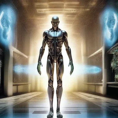 In the science fiction novel, humans undergo a transformation and gain the ability to communicate telepathically.