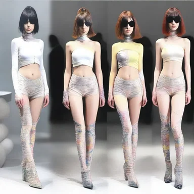 Her outfit was a complete transformation from her usual style, showcasing her experimental fashion sense.