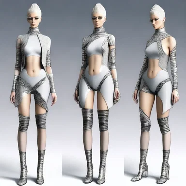 Her outfit was a complete transformation from her usual style, showcasing her experimental fashion sense.