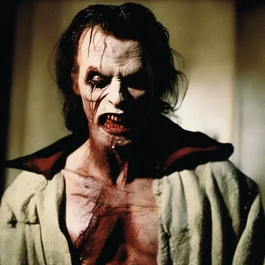 The transformation from human to vampire in the horror movie was incredibly realistic and terrifying.