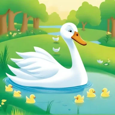 In the cartoon, the transformation of the ugly duckling into a beautiful swan taught children the importance of self-acceptance.