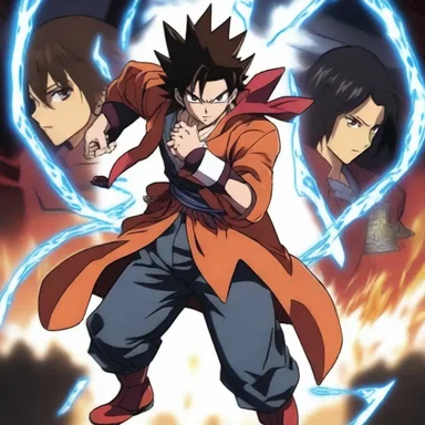 In the anime series, the protagonist undergoes a transformation and gains extraordinary powers to defeat the villain.
