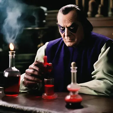 In the movie, the villain manipulated the minds of his victims, concocting a poisonous potion that dulcified their senses and made them vulnerable to his evil plans.