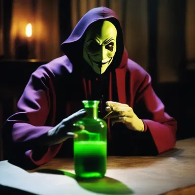 In the movie, the villain manipulated the minds of his victims, concocting a poisonous potion that dulcified their senses and made them vulnerable to his evil plans.