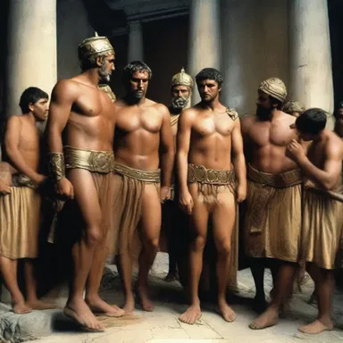 In ancient Rome, the emperor often had slaves who tended to his every whim and desire.