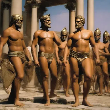 In ancient Rome, the emperor often had slaves who tended to his every whim and desire.