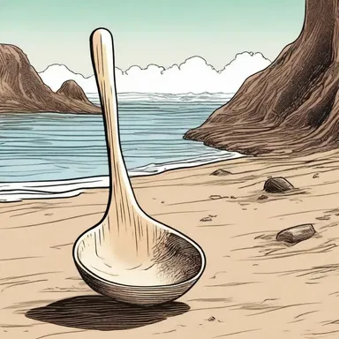In the science fiction novel, the protagonist is awarded a wooden spoon for their futile attempts to save the planet.