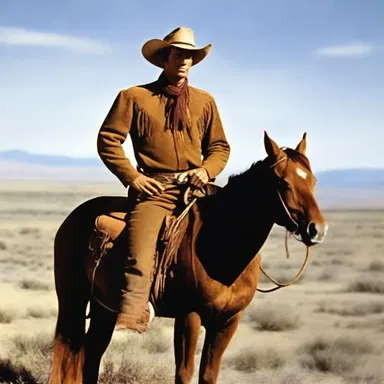 In the western film, the cowboy rode a cayuse across the open range.