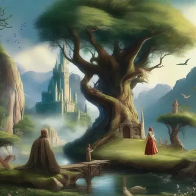 The magical land in the novel was a movable feast of enchantment, with mythical creatures and breathtaking landscapes.