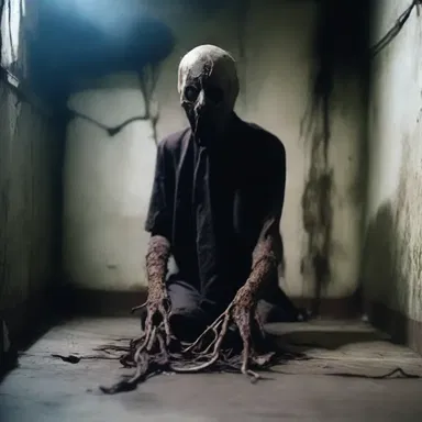 The supernal creature emerged from the depths of the haunted house, causing terror and despair among the unsuspecting victims.