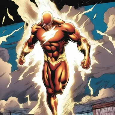 In the superhero comics, the protagonist gains supernal powers after being struck by lightning.