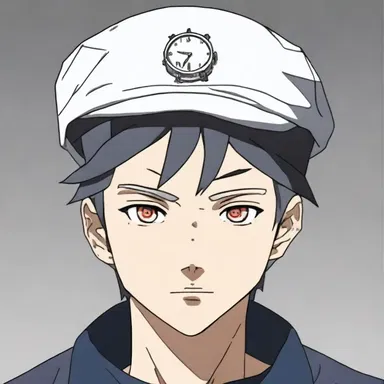 The main character in the anime series always wore a watch cap, giving him a cool and mysterious look.