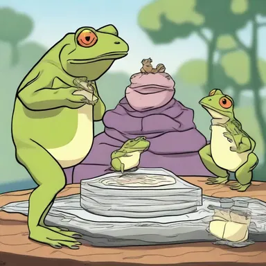 Why did the salientian bring a ruler to the party? Because he wanted to measure up to the other frogs!