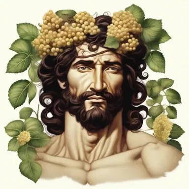 In Greek mythology, the god Dionysus was often portrayed as rough-spoken and boisterous.