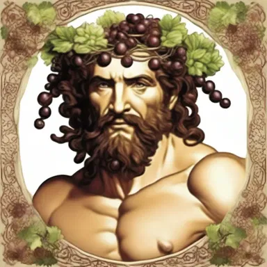 In Greek mythology, the god Dionysus was often portrayed as rough-spoken and boisterous.
