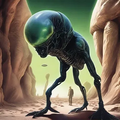 The alien creature in the science fiction novel possessed wiriness, allowing it to navigate effortlessly through narrow spaces on its home planet.