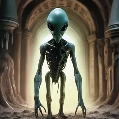 The alien creature in the science fiction novel possessed wiriness, allowing it to navigate effortlessly through narrow spaces on its home planet.