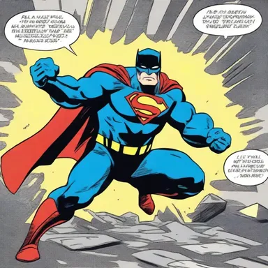 In the comic book, the superhero fell into a trou-de-loup while battling the villain.