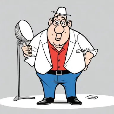 In the cartoon, the tambour came to life and became a talking character providing comic relief.